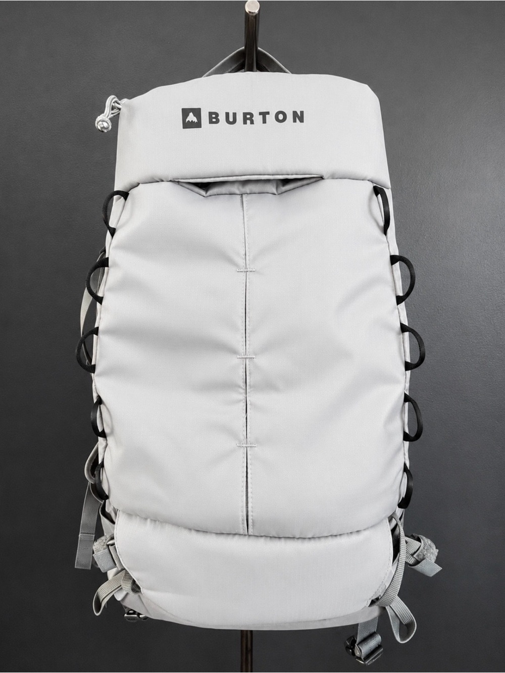 Burton Light Gray Padded Outdoor Backpack